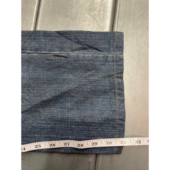 Vintage Levis 514 Slim Straight Mens 34X31 Blue Medium Wash Denim 100% Cotton - Picture 7 of 14